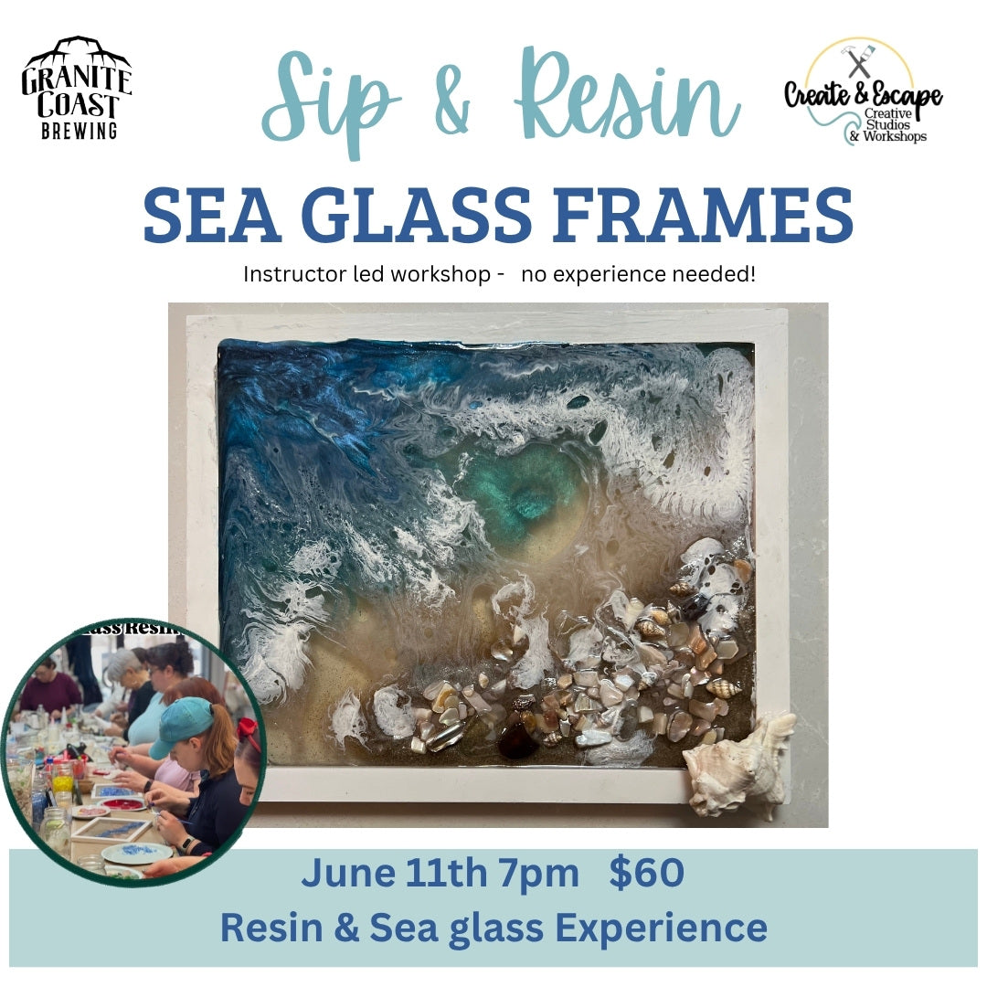 Sip, Resin & Create Workshop 6.11.26 7pm @ Granite Coast