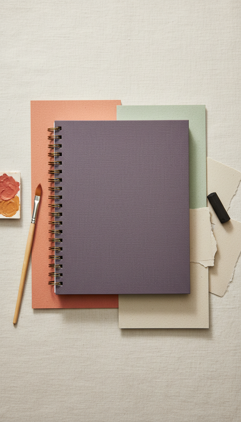 Mixed Media Sketchbook With Heavyweight Paper