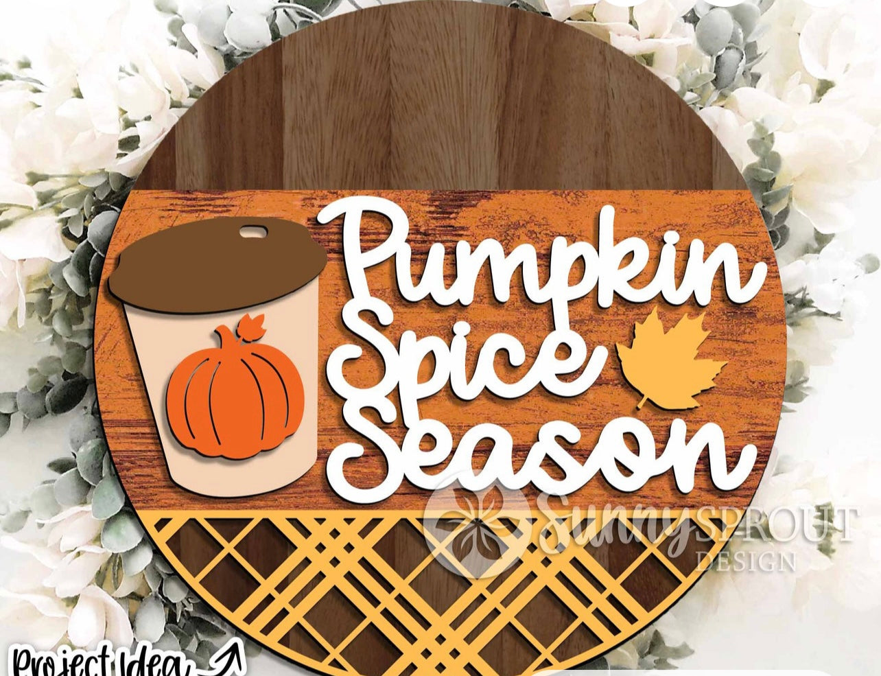 Pumpkin Spice Season Fall 3D | Design #164 SS