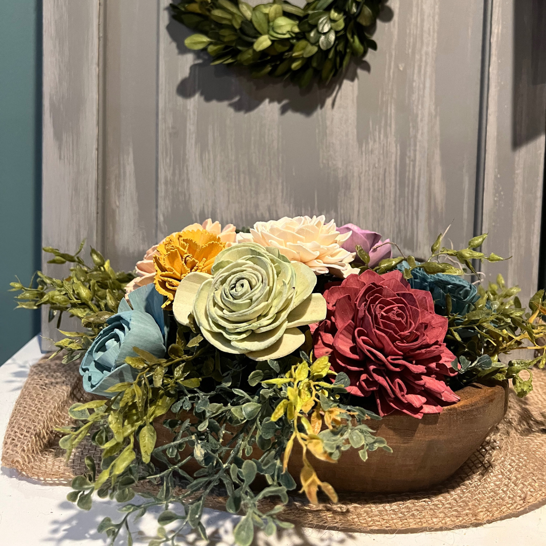 11.15 @2pm Sip & Design: Wood Floral Arrangements @Granite Coast Brewing | Open Workshop
