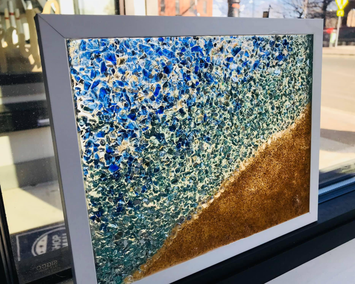 DIY Sea Glass Art Experience | 10.18 @ 2pm at Granite Coast Brewing | Open workshop
