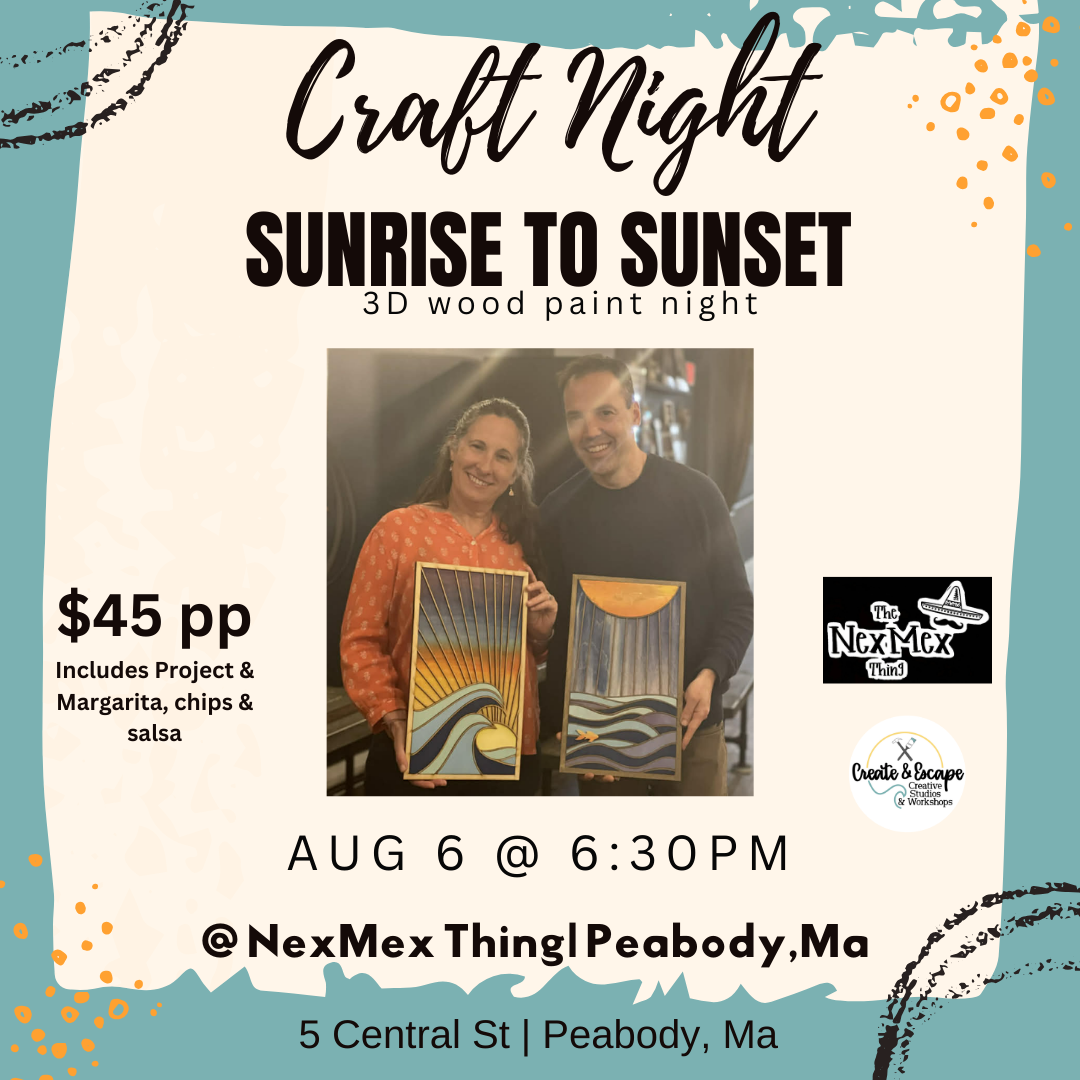8/6/26 @ 6:30pm Sunset/ Sunrise Wood Signs | Open Workshop @ The NexMex
