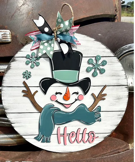 Snowman Hello 3D | Design H