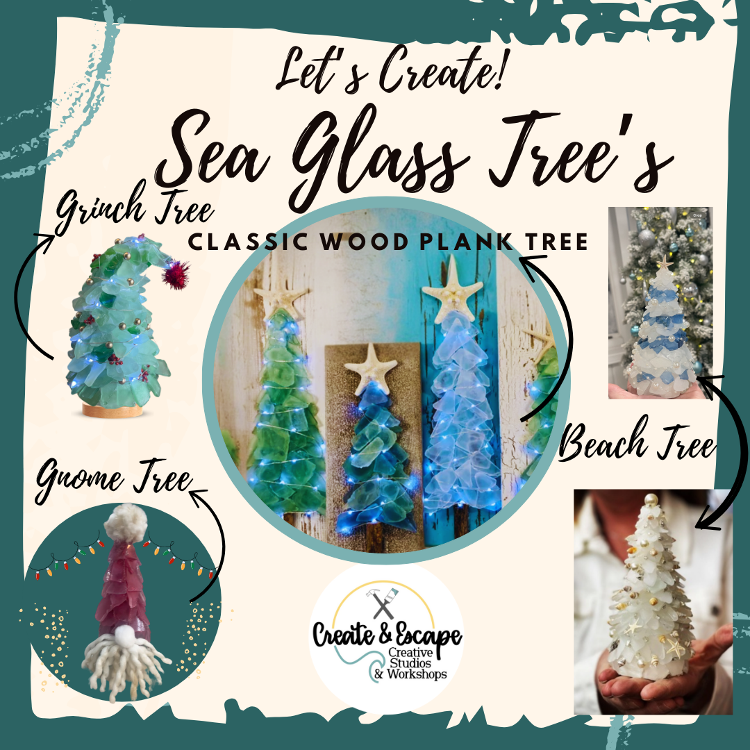 DIY Sea Glass Art Experience | 10.18 @ 2pm at Granite Coast Brewing | Open workshop