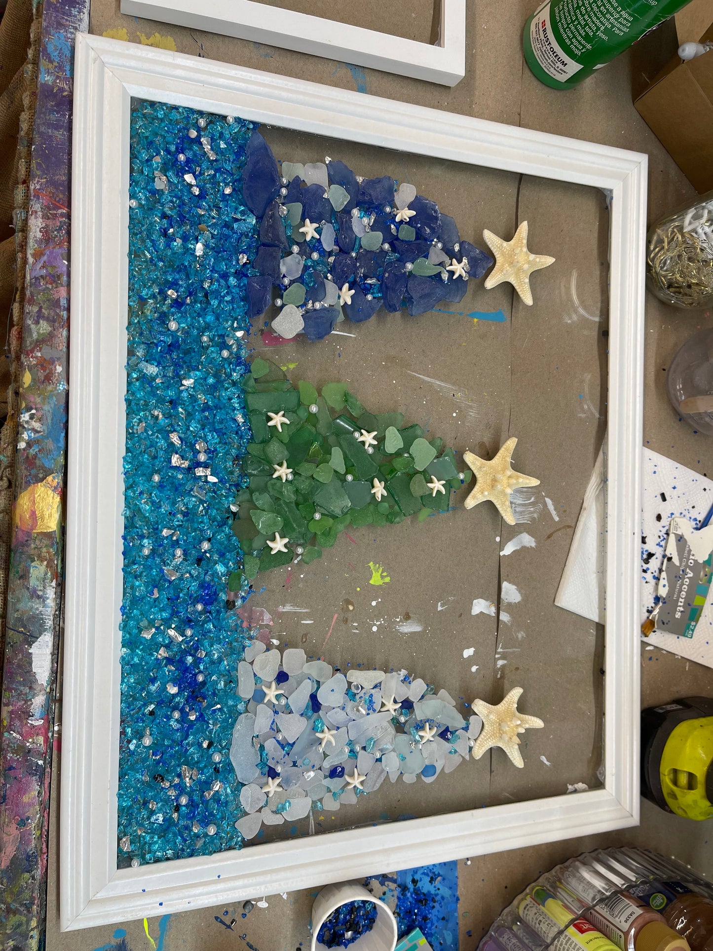 DIY Sea Glass Art Experience | 10.18 @ 2pm at Granite Coast Brewing | Open workshop