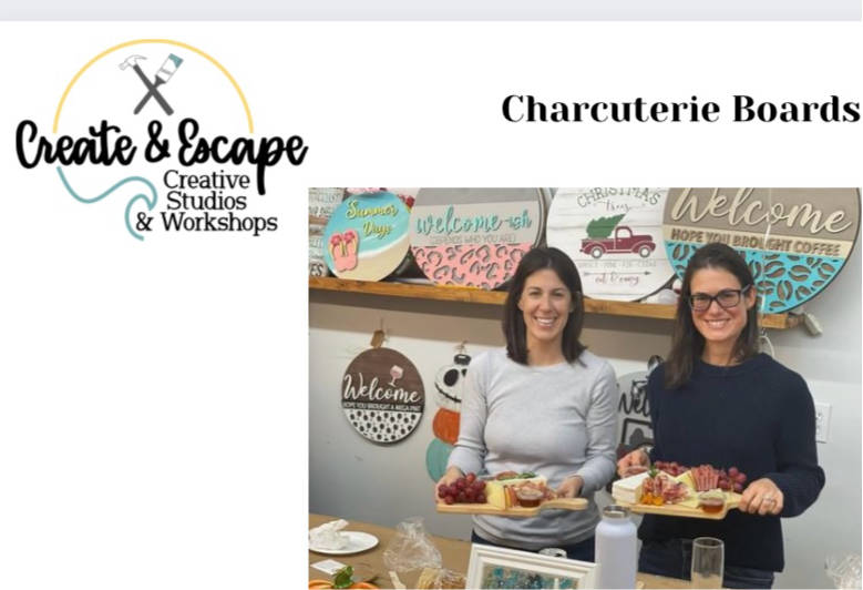 Charcuterie Board & added food option | email your engrave preference - with Food