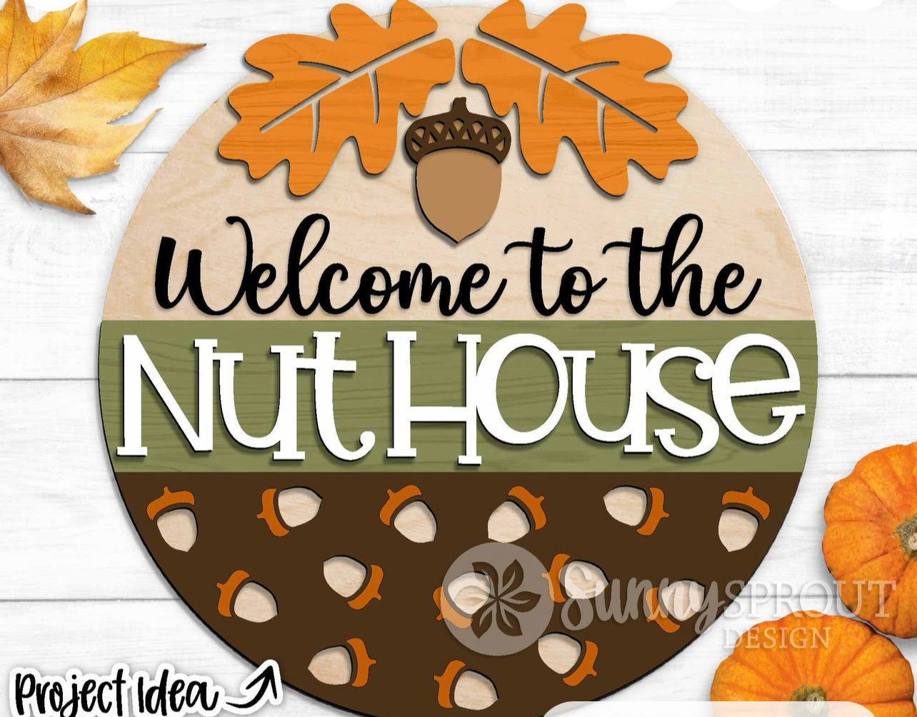 Welcome to the nuthouse Fall 3D | Design #163 SS