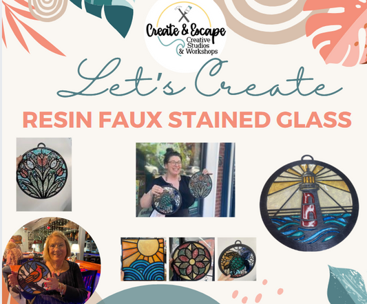 DIY Faux Stained Glass Experience