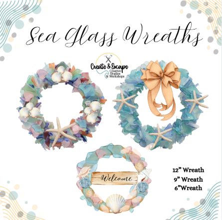 DIY Sea Glass Art Experience | 10.18 @ 2pm at Granite Coast Brewing | Open workshop