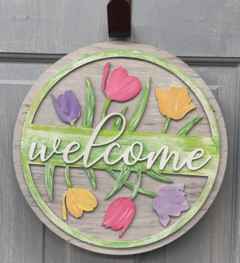 Welcome Tulips, 3D | Design #1513