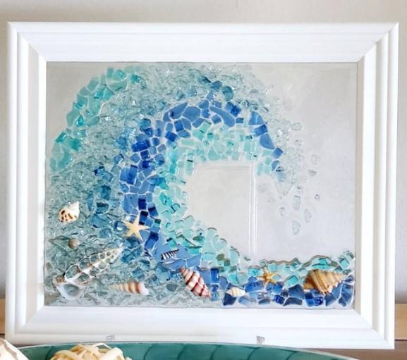 DIY Sea Glass Art Experience | 10.18 @ 2pm at Granite Coast Brewing | Open workshop