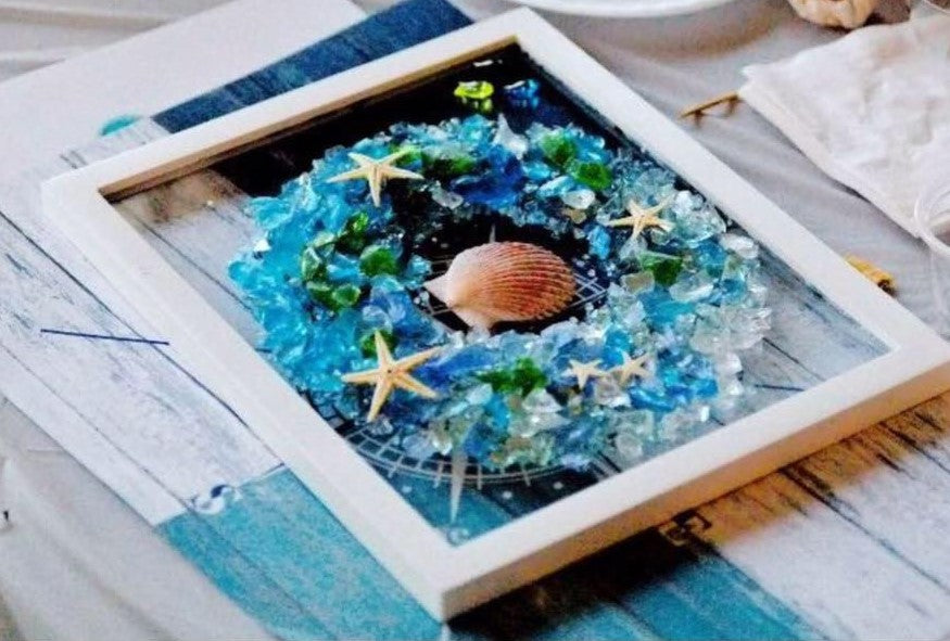 DIY Sea Glass Art Experience | 10.18 @ 2pm at Granite Coast Brewing | Open workshop