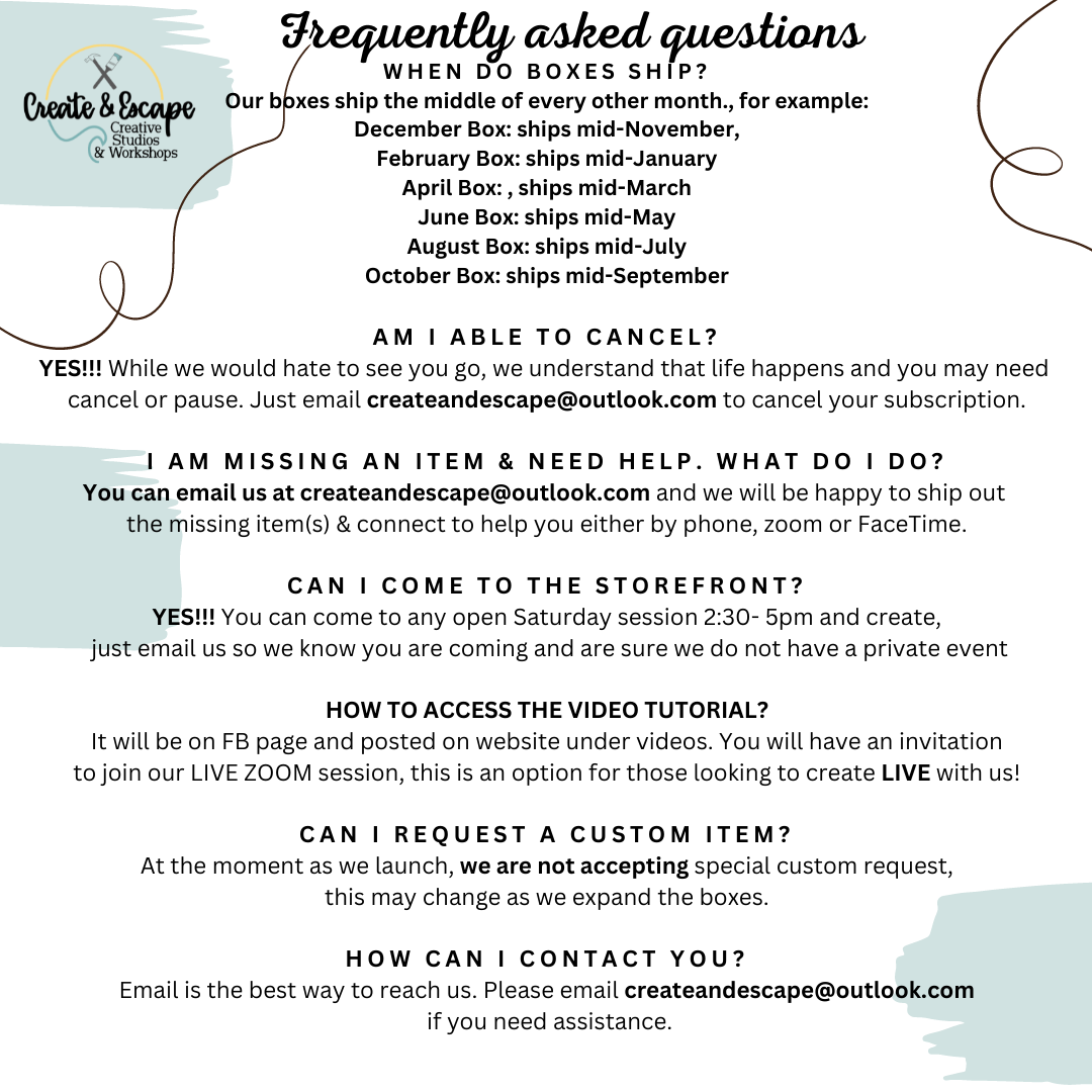 Mini Create Box (Kids) - Subscribe & Save!