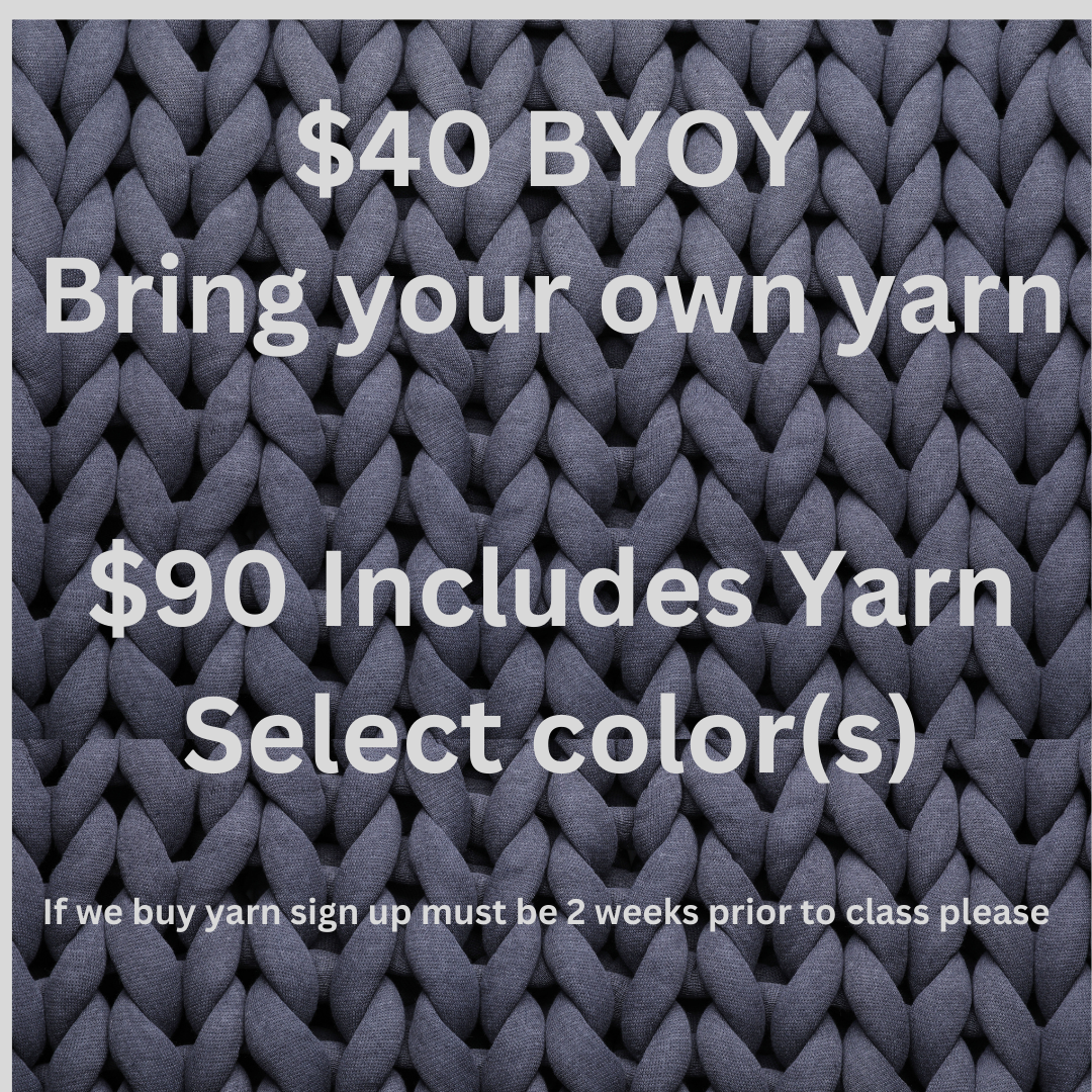 Hand Knit Blankets @ C&E Winter 2025 -2026