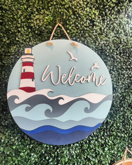 Welcome Lighthouse 42 | Design 42 (Suggested Size 18")