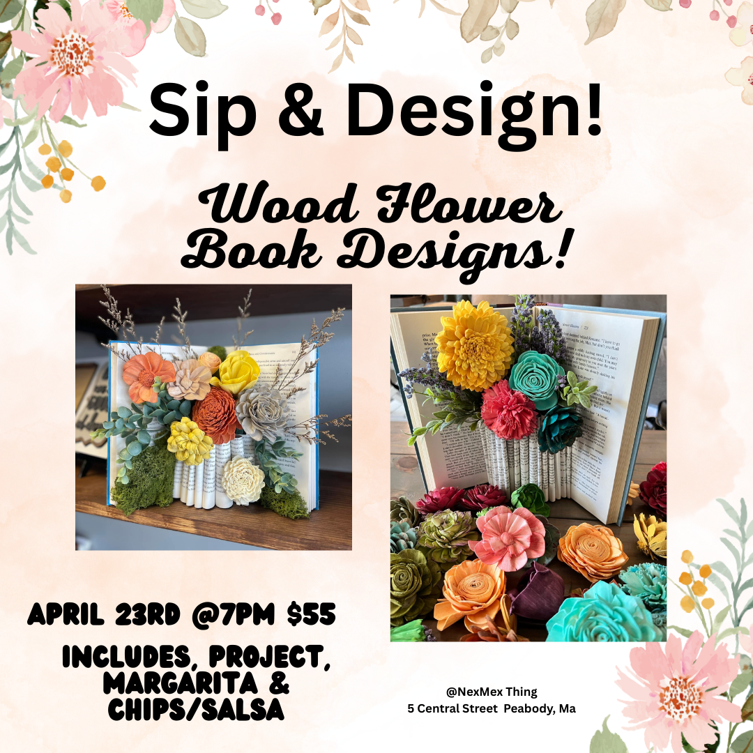 4.23.25 Sip & Design: Wood Floral Arrangement  @ The NexMex Thing | Open Workshop