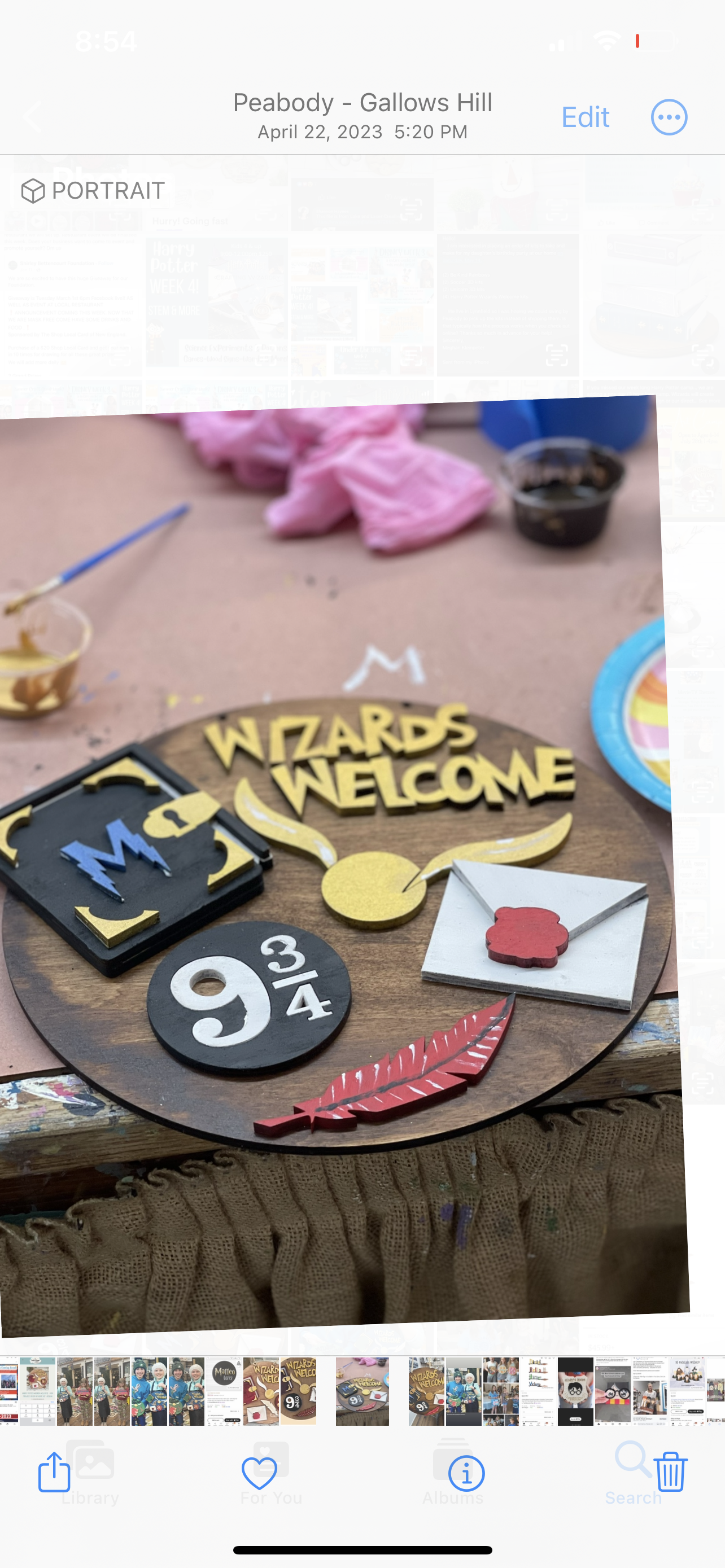 Harry Potter Wizards Welcome - Kids Project or DIY-at-Home Kit | Design #746