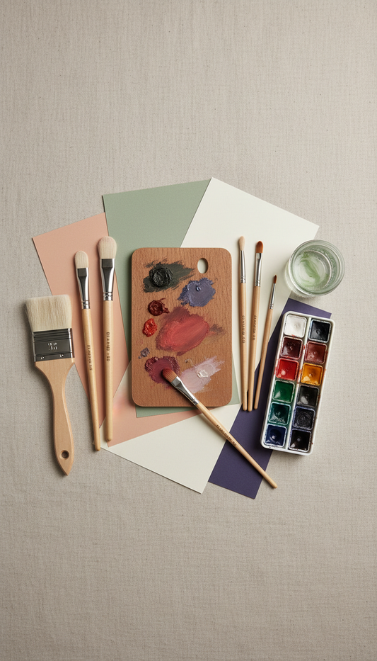 Brush And Palette Kit Curated For Versatility