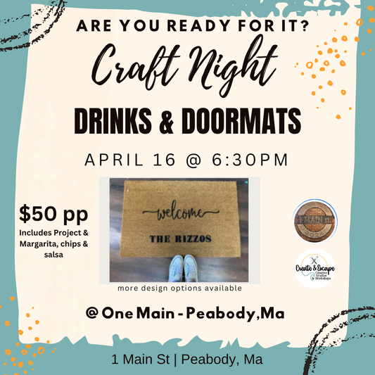 4.16.26 Door Mats @ One Main Restaurant | Open Workshop