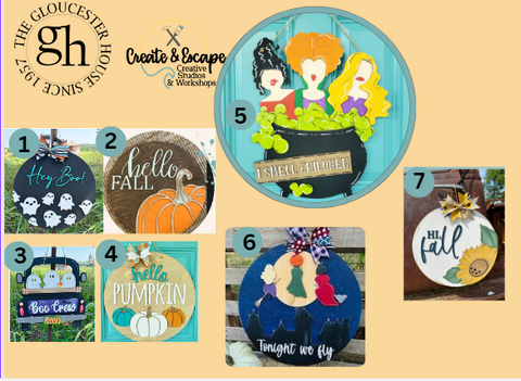 Fall Wood Signs  @6pm DIY Wood Signs @ Gloucester House Restaurant | Open Workshop