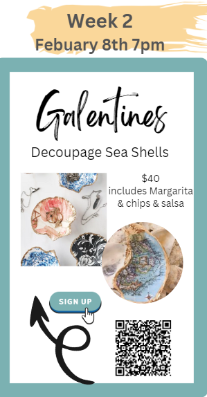 Decoupage Sea Shells  2/8 7pm @ The NexMex Thing | Open Workshop