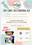 07.27.23 DIY Cake Decorating 101 with a Stenciled Wooden Cake Stand | Open Workshop