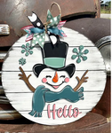 Snowman Hello 3D | Design H