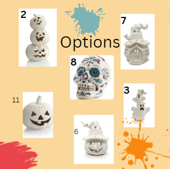 Family Halloween Ceramics 10/7- 2pm @ Create & Escape | Open Workshop