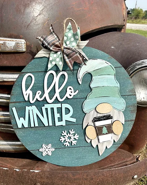 Hello Winter Gnome, 3D | Design G