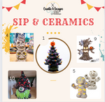 Halloween Ceramics 10/6- 6pm @ Create & Escape | Open Workshop