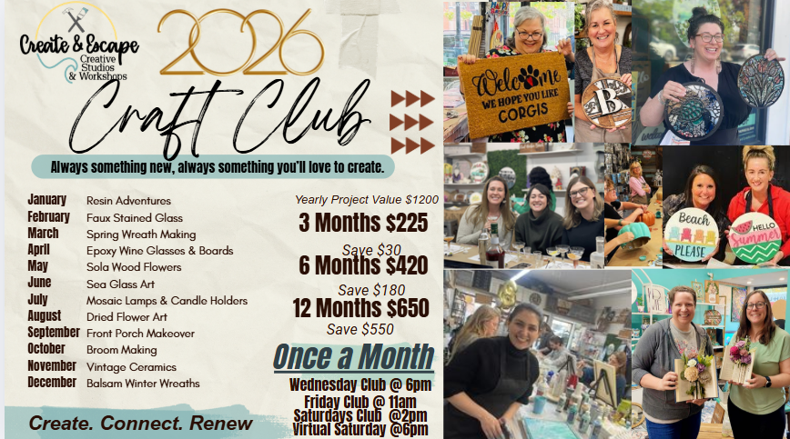 C&E Monthly Craft Club 2026