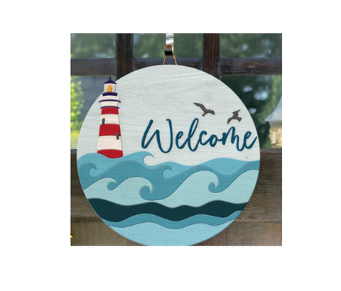 Welcome Lighthouse 42 | Design 42 (Suggested Size 18")