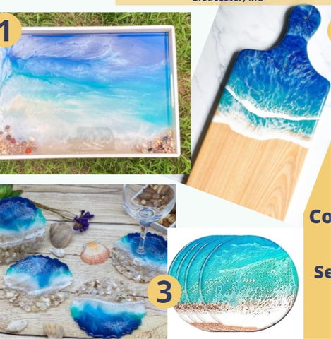 Resin Coasters, Charcuterie Boards & Trays|Private Event