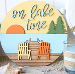 On Lake Time 3D | Design #1012