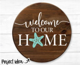 Welcome To Our Home Starfish | Design #1017