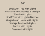 Closed! PRE-ORDER CERAMICE DIY Vintage Holiday Ceramics