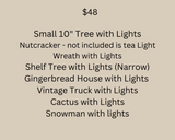 Closed! PRE-ORDER CERAMICE DIY Vintage Holiday Ceramics