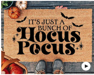Bunch of Hocus Pocus - Door Mat | Design #1229