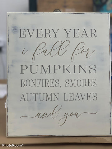 I Fall for Pumpkins | Design #1305