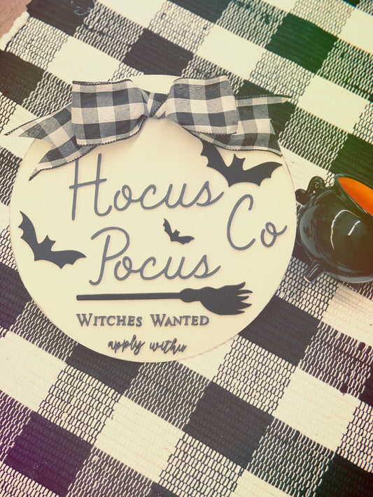 Hocus Pocus Co. - 3D Wood | Design #1319