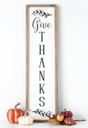 Give Thanks - Porch Sign | Design #1342