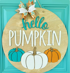 Hello Fall pumpkins trio | Design #1360