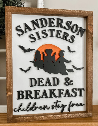 Sanderson Sisters Dead & Breakfast | Design #1374