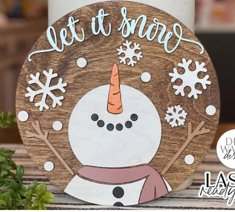 Let it Snow with snowman | Design #140020