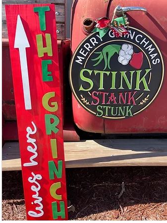 Stink Stunk Grinch Merry Christmas Stainless Tumbler - Teeruto