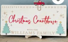 Christmas Countdown with Truck | Design #140045