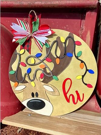 Reindeer Hi, 3D | Design #140057