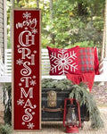 Merry porch plank, framed | Design #140061