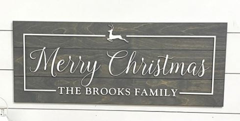 Merry Christmas personalized Pallet $55 | Design #140067