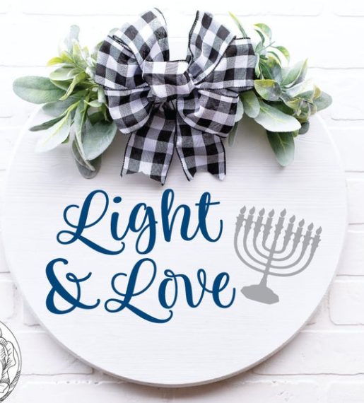 Light and Love - Hanukkah | Design #1407